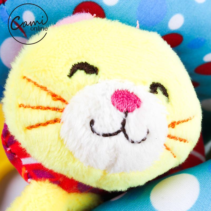 Noworodek śliczne łóżko wózek kreskówka pies wisząca zabawka niemowlę grzechotka chwyć zabawki edukacyjne