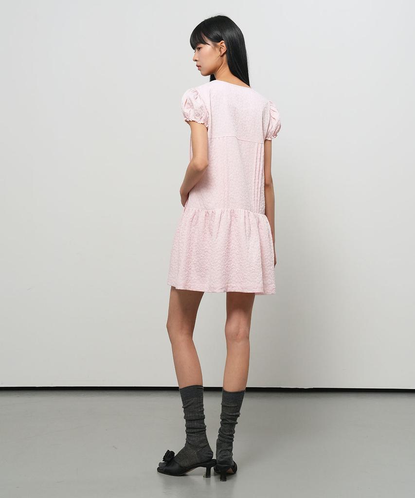 General Idea Floral Cap Sleeve Mini Dress [Pink] / Gf2Lop522