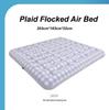 JILONG Double Size Inflatable Air Mattress with Flocked Surface for Home and Outdoor Use