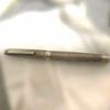 Used Platinum Fountain Pen Sterling Silver Silver Barrel Nib 18K-WG Medium Grid Pattern