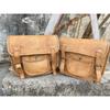 Sacs Combo sacoches en cuir pour moto, pochette de bagages de selle, sacoches latérales