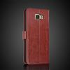 Kartenhalter-Abdeckungsfall für Samsung Galaxy A5 2016 A510F A5100 Pu-Leder-Flip-Telefonkasten Retro-Geldbörse Business Fundas Coque