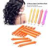 12 Pieces Salon Cold   Rods Hair Roller With Rubber Band Curling Curler Perms Hairdressing Styling Tool for Girls Women Hair