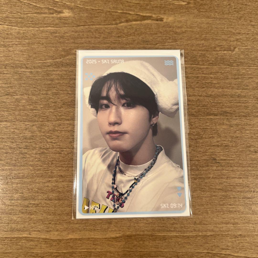 

[USED] straykids JYP POPUP Sauna Purchase Bonus Trading Card Han