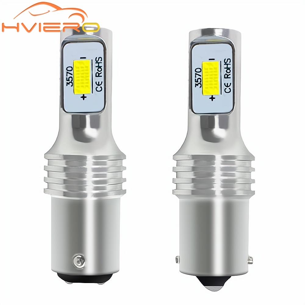 Signallampa 1156 Ba15s P21w Bau15s Py21w LED-lampor CSP 3570 SMD 1157 Bay15d P21/5w Bil Blinkers Bromslampa DC 12v