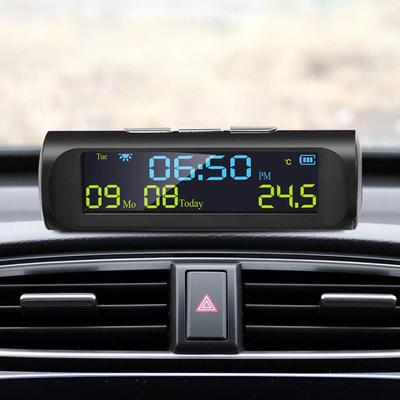 Digitale Uhr mit Datums- und Temperaturanzeige 1 Stück LCD-Anzeige