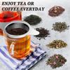 Detachable Fine Mesh Tea Infuser Stainless Steel Coffee Filter with Lid,Double Handle Leak-Proof Hanging Cup Strainer Durable