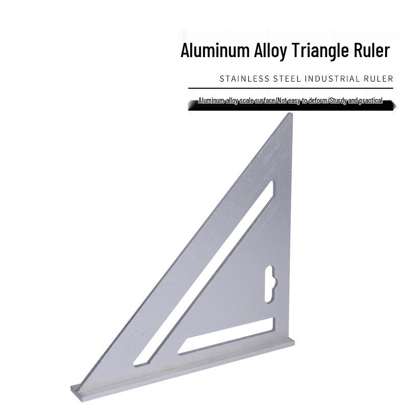 Lilang 7-inch Aluminum Alloy Woodworking Triangle Square