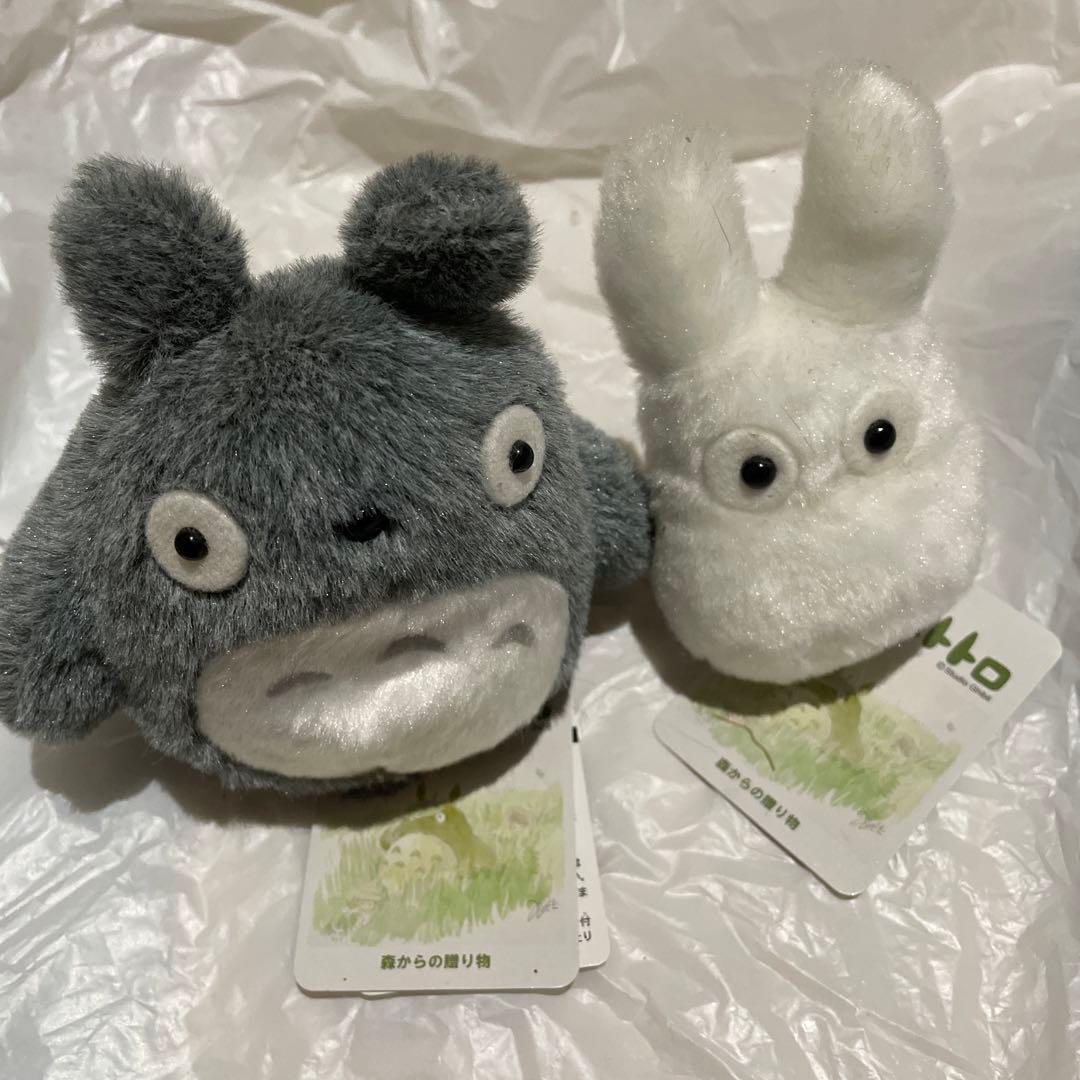 Ghibli stuffed animal fluffy beanbag Big Totoro Little Totoro