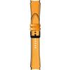 Leather Strap for Samsung Galaxy Watch 4/5/6/7/FE 40/42/43/44/45/46/47mm, Yellow