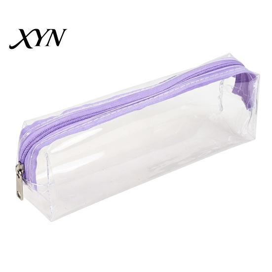 Portable Pen And Ink Holder Clear PVC Pencil Case, Waterproof Stationery Bag for Students, Transparent Tear-resistant Pouch School Exam, Large