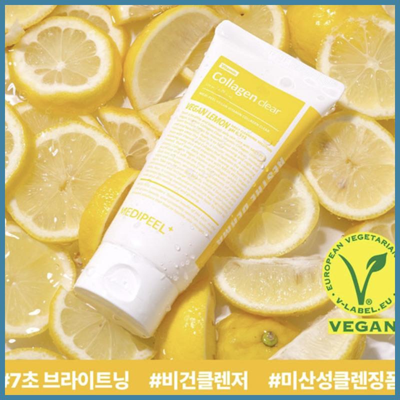 MEDI-PEEL Red Lacto/Green Cica/Vegan Vitamin Collagen Clear Cleansing Foam 120ml