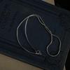 [925silver] Wire Hook Necklace