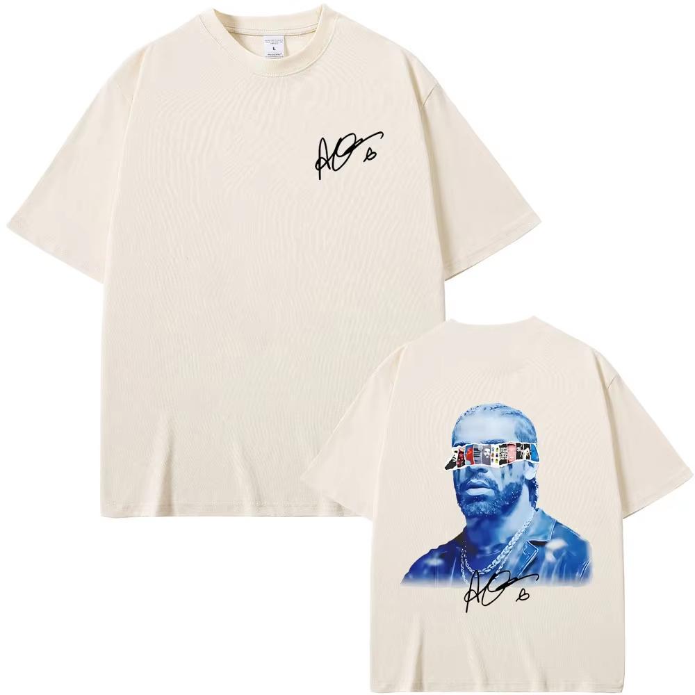 2026 T-shirt Grafica Rapper Drake Stampa Copertina Album ICEMAN T-shirt Uomo Donna Moda Hip Hop Streetwear T-shirt Oversize Manica Corta Abbigliamento Casual