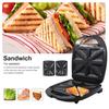 3 In 1 1200W Mini Sandwich Machine Breakfast Maker Electric Waffle Maker Multi Cookers Toasters Electric Ovens Hot Plates Bread Pancake