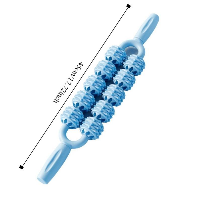 Multifunction Roller Ball Massage Stick Fitness Fascia Stick Portable Yoga Massage Stick  Calves