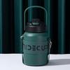 Large Capacity Insulated Crossbody Water Bottle for Girls - Portable, Handheld, with Straw
