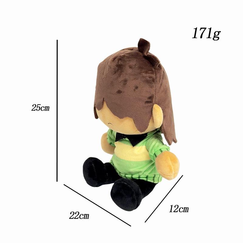 25CM Jevil Deltarune Plush Toy Cartoon Ralsei Lancer Stuffed Dolls Soft Kris Plushie Figure Pillow Kids Christmas Birthday Gifts