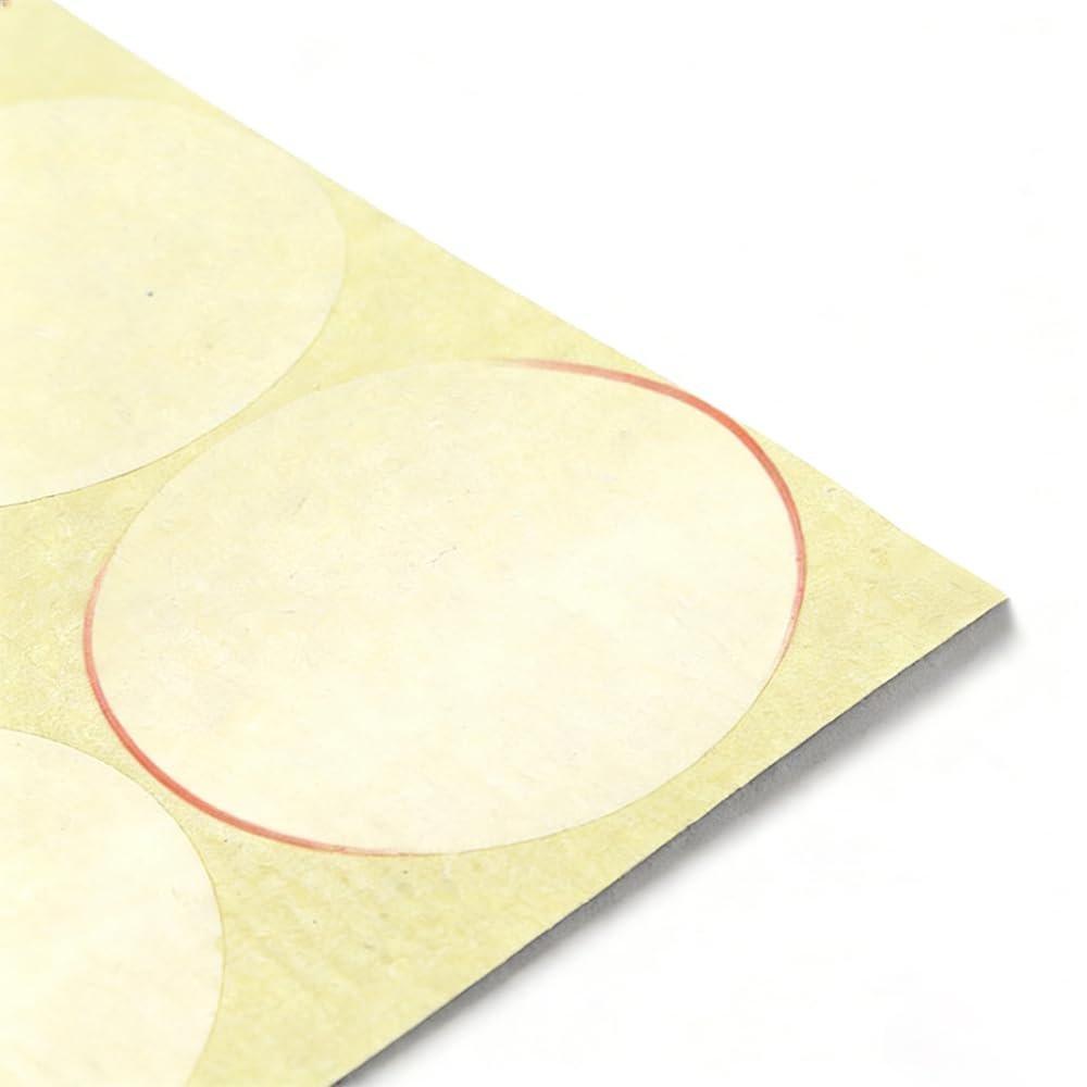 ANSAIRUI Clear Round Seal Stickers 720 Pieces 25mm Strong Adhesive Packaging Labels for Envelope Sealing Gift Wrapping DIY Crafts