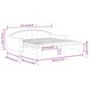 VidaXL Daybed with Trundle and Mattress Cream 100x200 Cm Fabric 3197557