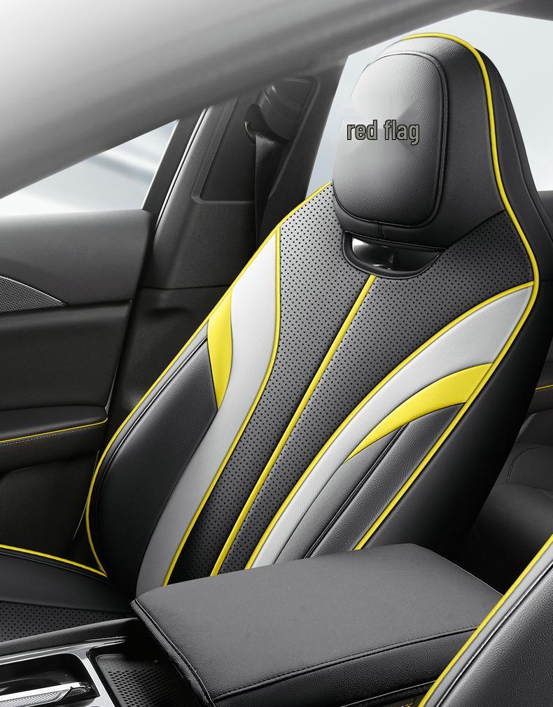 Hongqi H6 Full Surround Leather Seat Cover - Four Seasons Universal Fit