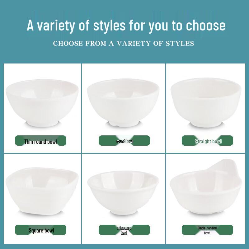 Yongduo White Commercial Stainless Steel Bowl