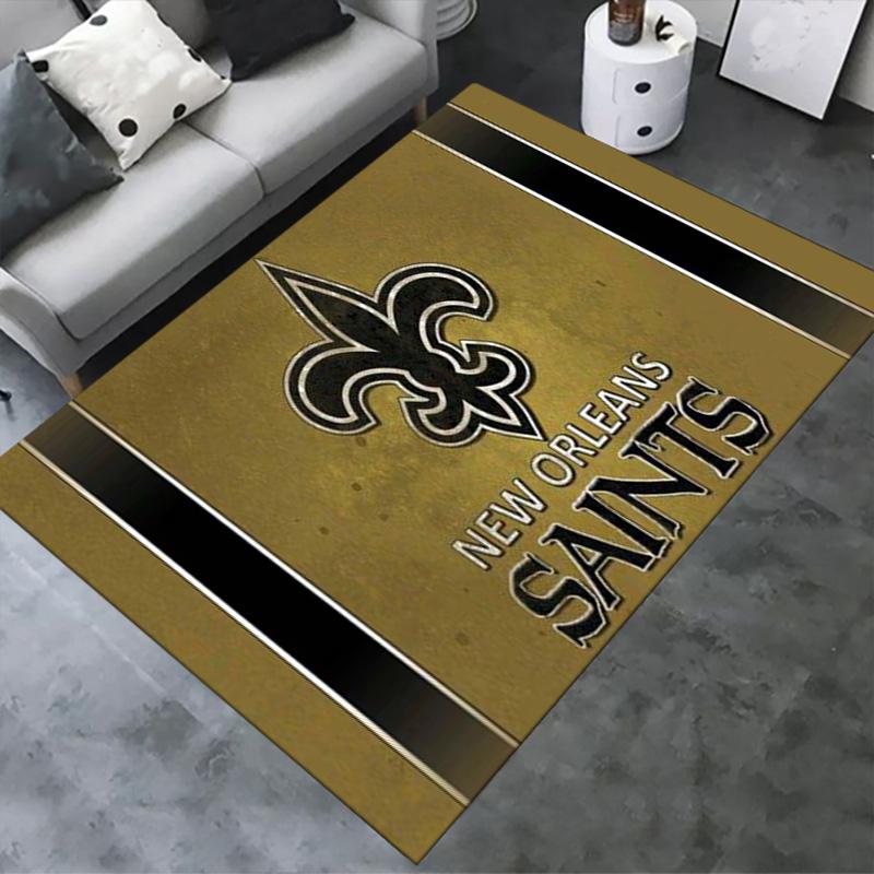 New Orleans Saints Carpet Rug for Living Room Bedroom Home Sofa Decoration,Kids Play Non-slip Floor Mat