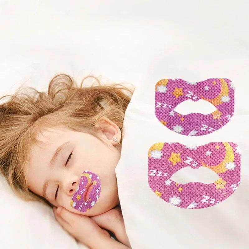 Gentle Anti-Snoring Stickers for Kids & Adults, Portable Sleep Aid Mouth Strips to Improve Nose Breathing and Ensure Quiet Comfortable Night Sleep