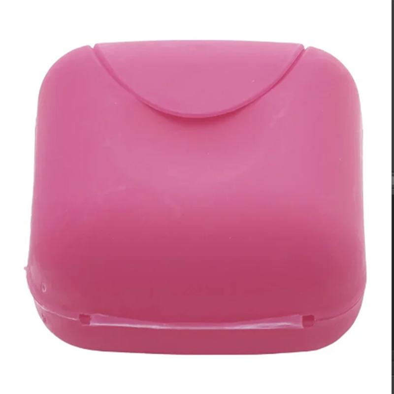 S/L Sizes Portable Travel Soap Box Container Bathroom Acc Home Plastic Soap-Boxes with Cover Candy Color Soaps Soap Holder
