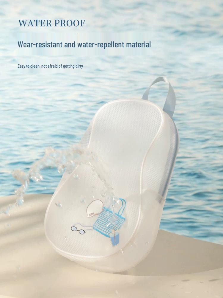 Geantă de înot impermeabilă din PVC pentru femei: Geantă de mână portabilă umedă/uscată pentru plajă și sport