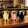 Julep Geïnspireerd Mok Cocktailglas Roestvrijstalen Bekers 400ml Herbruikbaar Zuidelijke Stijl Binnen Buiten Drinkgerei Wijn Elegant Metaal voor Huisbar