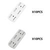 10pcs Power Strips Mounts with Strong Adhesive Not Drill Socket Brackets Wall Mounted Power Strips Brackets Simple Installs