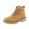 Outdoor Martin Boots Women'S British Short Boots Thick Heel Leather Locomotive Boots Lace-Up Women'S Boots Couple Outdoor Tooling Boots Men'S Boots