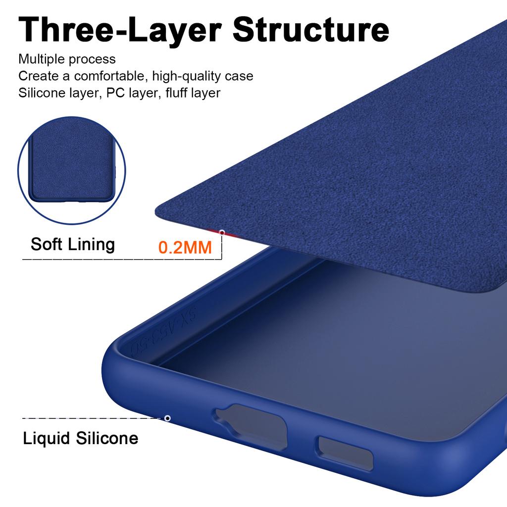 For Samsung Galaxy S24 Case Rubberized 2.2mm Anti-Drop TPU Phone Shell