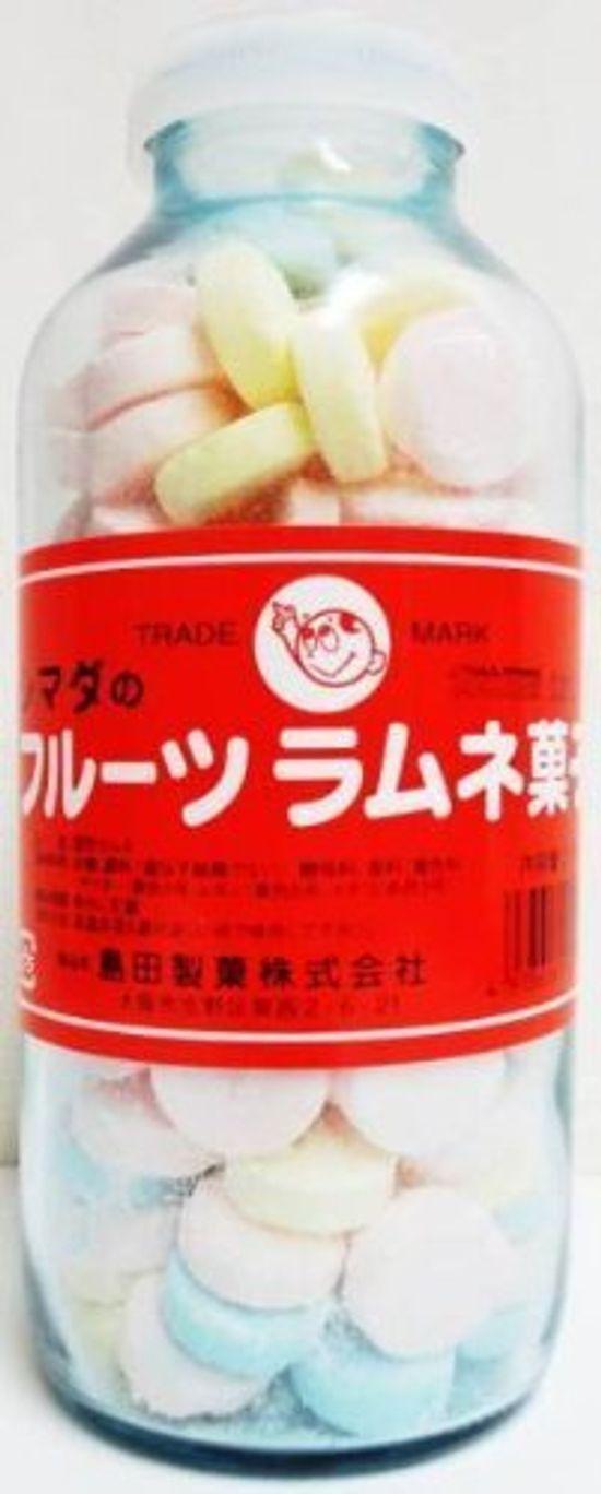 

Shimada Seika Fruit Ramune Sweets (Large Bottle) 250g Mixed Fruit 1 Piece