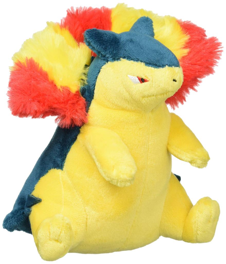 Pokémon Center Original Plush Toy Pokémon Fit Typhlosion 14 X 11.5 X 11 (H X W X D: Cm)