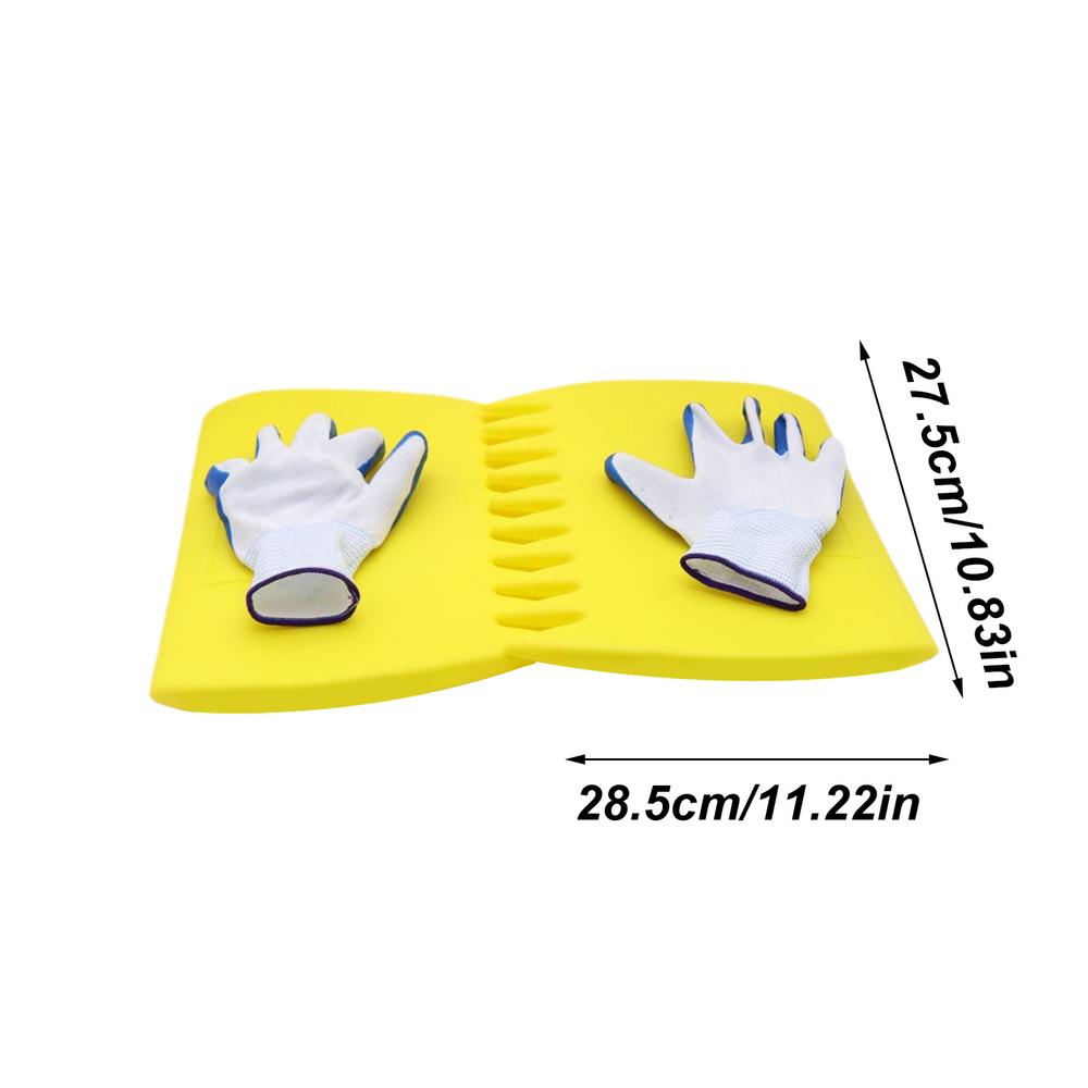 Leaf Hand Rakes Leaf Collector Rubbish Pick Up for Garden Cleaning Lightweight plastic material with gloves Cleaning Tool