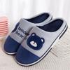 Warm Winter Cotton Slippers Plush Velvet for Men Women Thick Sole Large Sizes