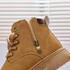 Comfortable Versatile Thickened Warm Kids Martin Boots Soft Sole Winter Ankle Boots For Boys And Girls