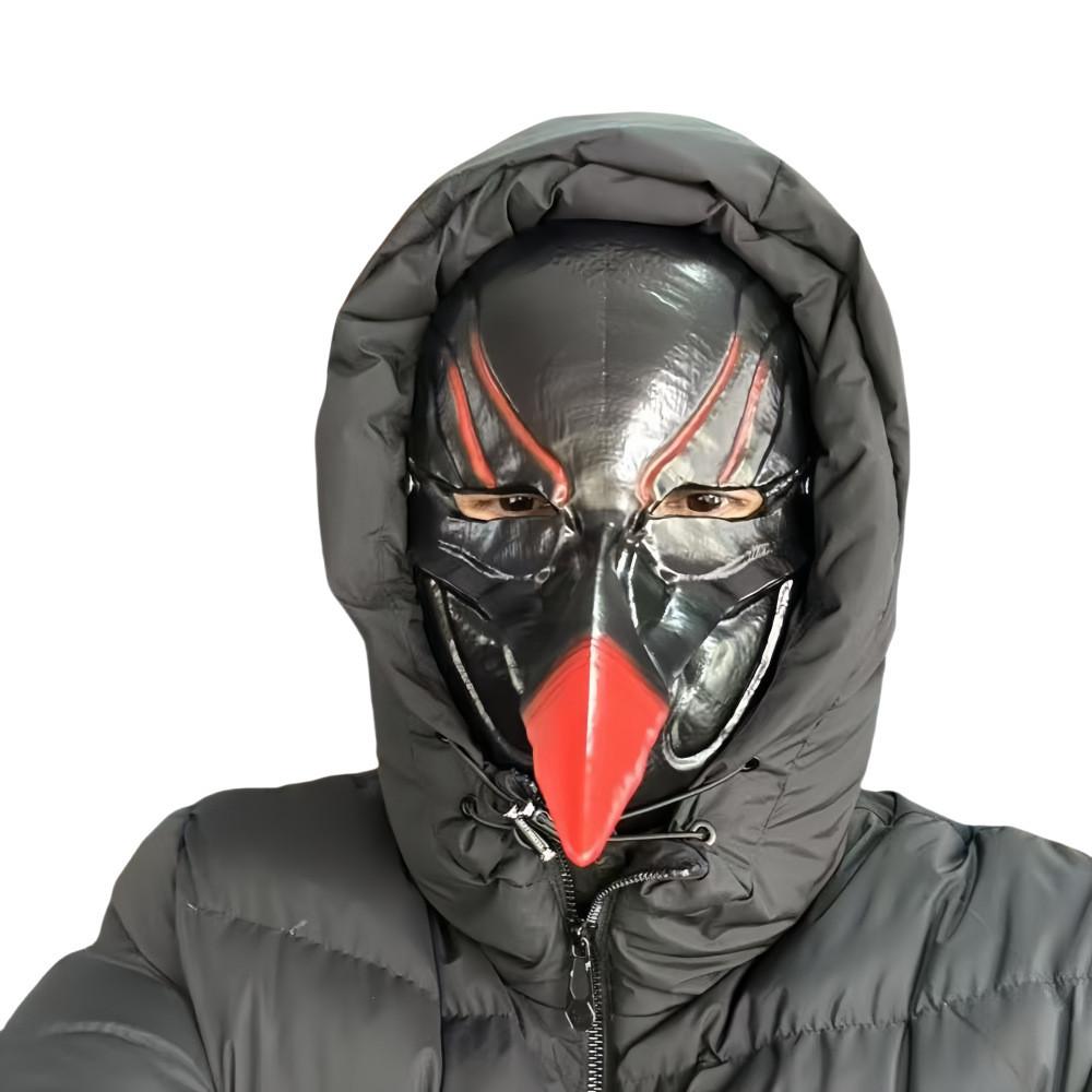 

Love And Deepspace Sylus Black Bird Beak Mask With Resin Material For Halloween Cosplay And Costume Parties