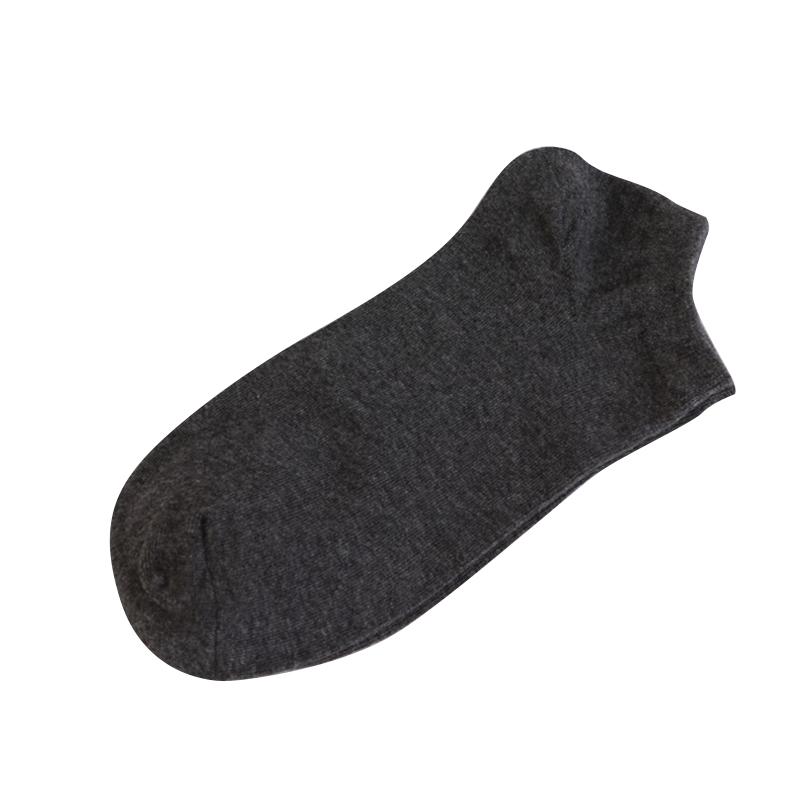 5 perechi de șosete de femei șosete sport respirabile șosete de barcă de culoare solidă poliester confortabile glezne alb negru