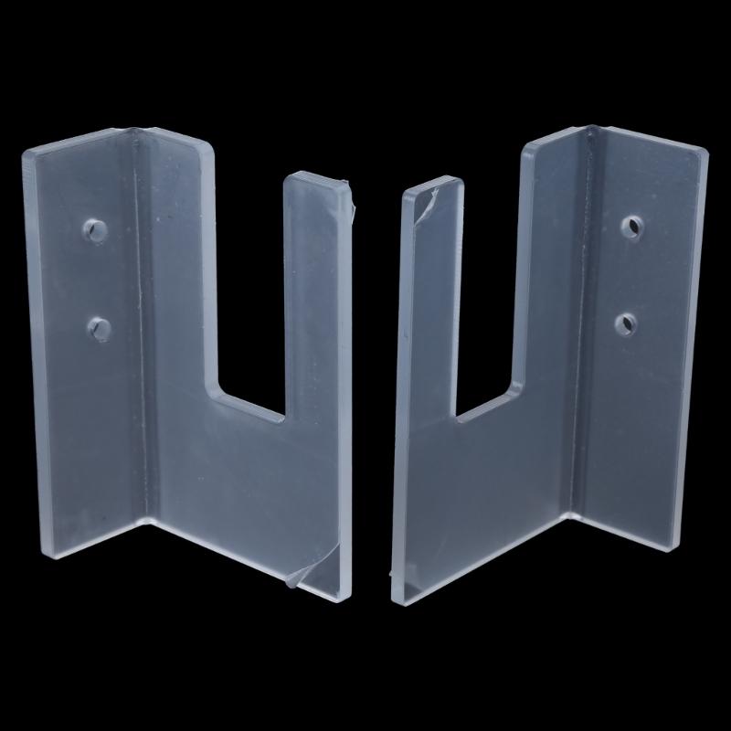 1 Pair Acrylic Skateboard Display Rack Wall Stand Fixed Mount Indoor Floating Skateboards Storage Bracket Decoration