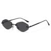Fashion Rimless Sunglasses for Women Vintage Retro Trendy Design Metal Material Small Frame Vintage Rhombus Rimless UV400 Shades Men Eyeglasses