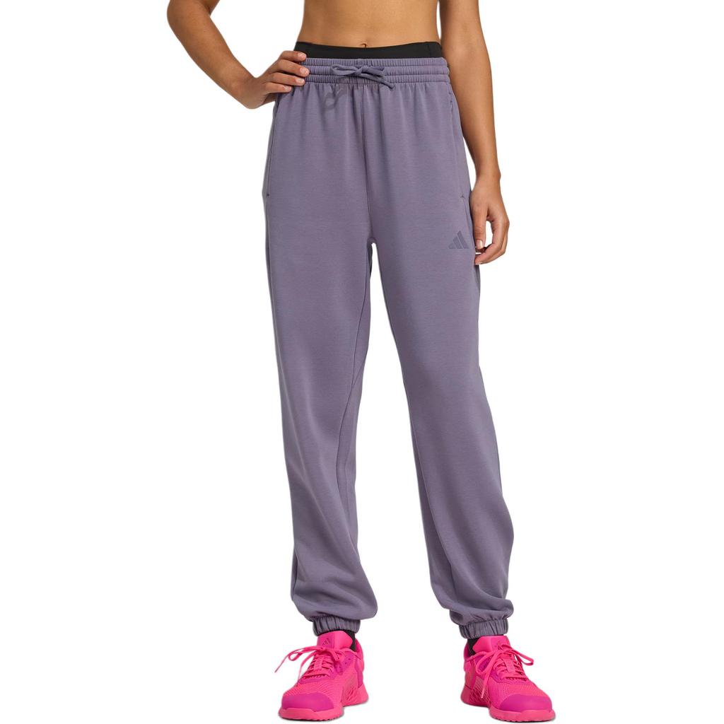 adidas Climacool Designed For Training Joggers Loose Mid-Rise Tapered Fashion Sports Long Pants Women Bottoms JX3137