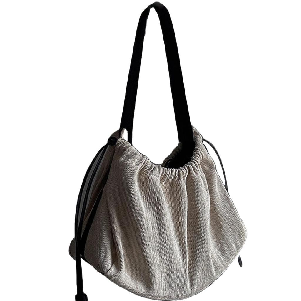 2025 New Ins Wind Niche Canvas Bag Lightweight Large-capacity Travel Bag Single Shoulder Commuter Messenger Tote Big Bag