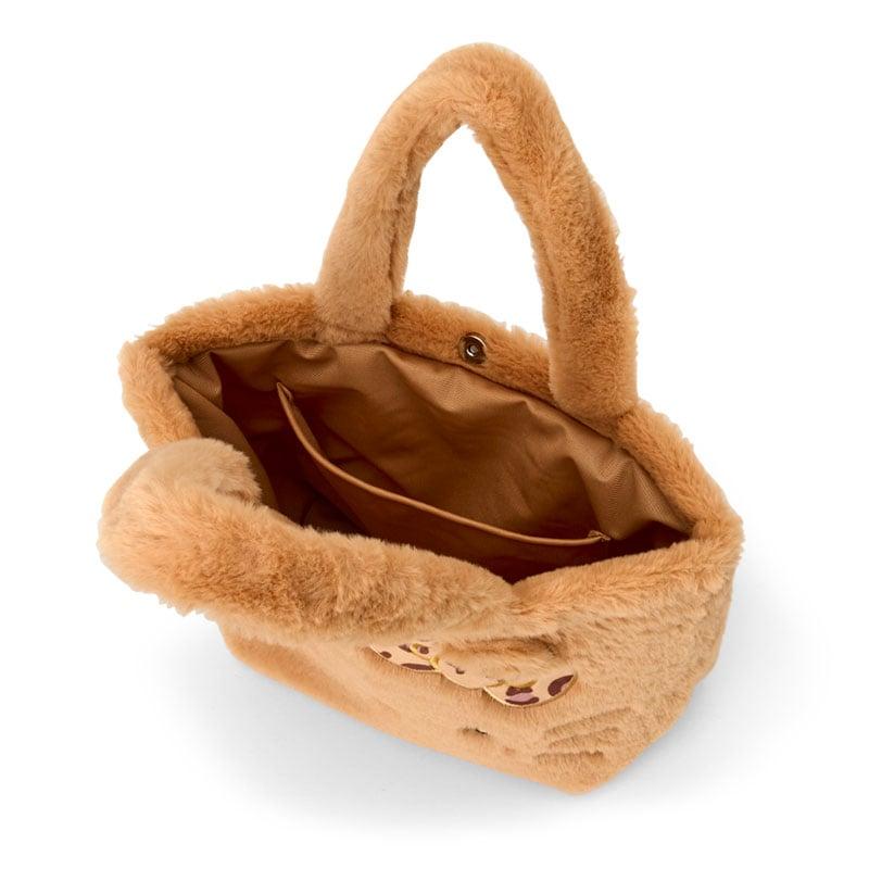 Sanrio Hello Kitty Fur Tote Bag ( Brown ) Japan NEW Sanrio Characters