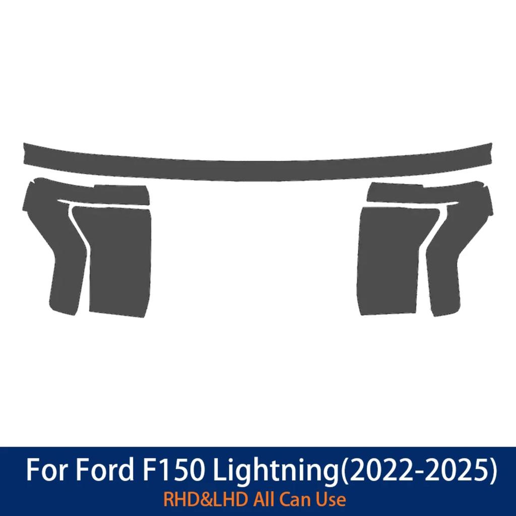 TPU Skyddsfilm för Bilstrålkastare för Ford F-150 Lightning 2022-2025 Transport & Rök Repskydd Auto Externa Tillbehör