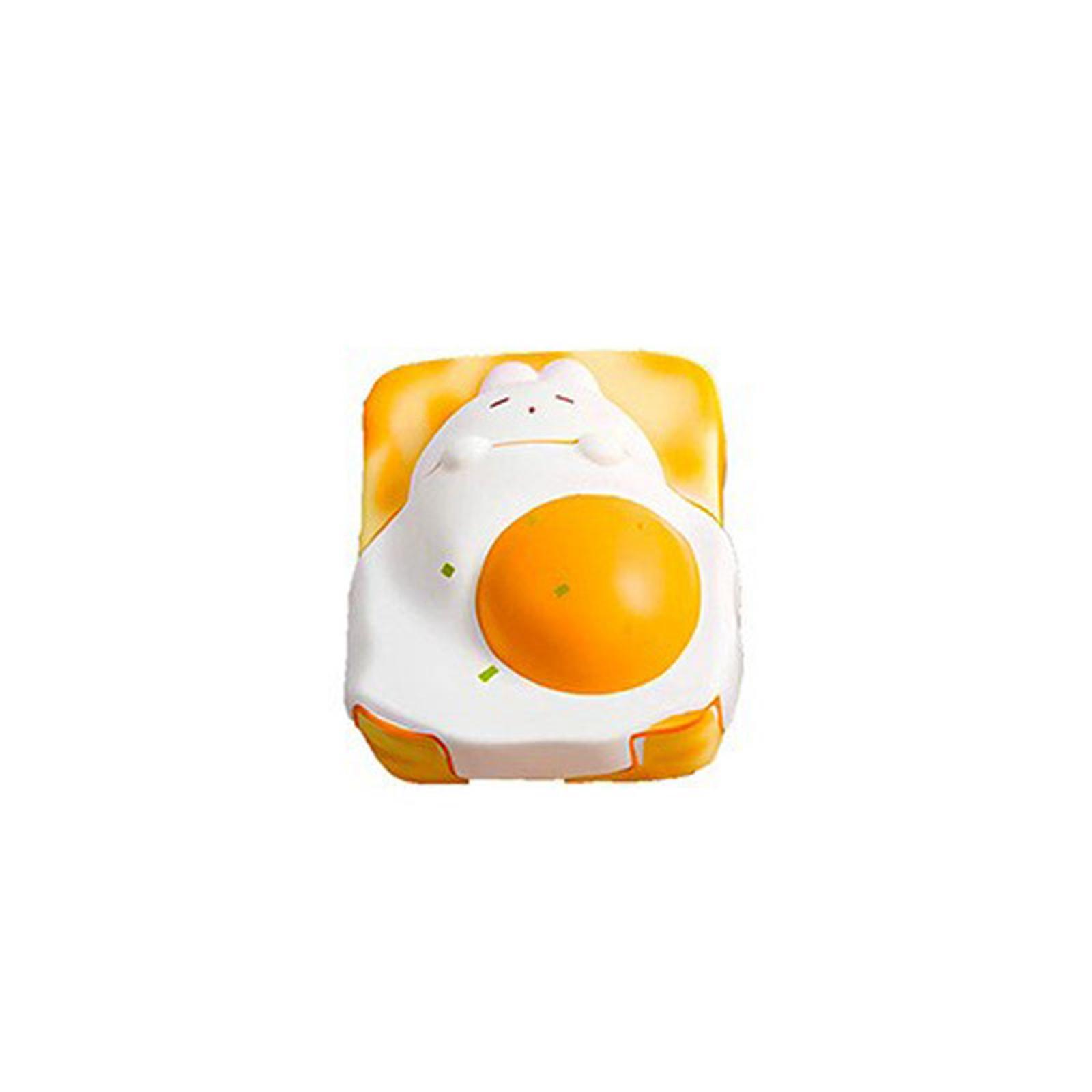 

Cartoon Steamed Bun Shape Decorative Figurine Soft Touch Material Creative Desk Ornament for Home Office Display One Size