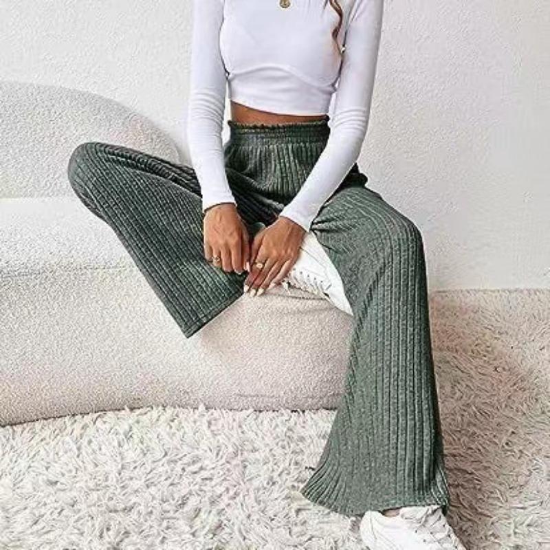 Autumn and Winter Casual Loose Knitted Women's Pants & Capris