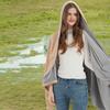 Heated Shawl Wrap USB Powered Heating Scarf Women Electric Blanket Portable Wireless Heated Blanket Bag with 3 Heat Settings